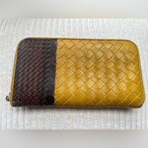 *RARE* Bottega Veneta Yellow Leather Wallet